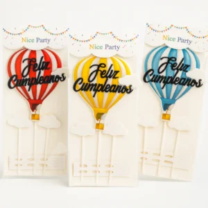 CAKE TOPPER  PARA PASTEL  GLOBO  DIVERTIDOS🎂🎈✨